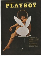 PLAYBOY novembre 1972 anno I n. 1 - Edizione italiana - Agostina Belli - Vargas