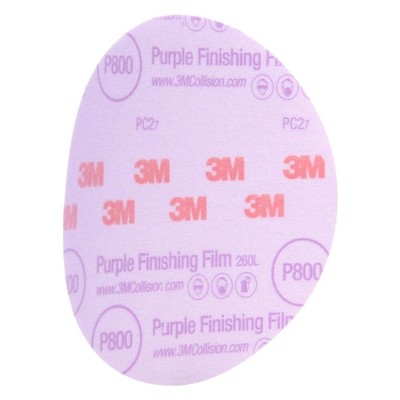 Hookit 260 Finishing Disc, 3M Hookit  260L 6'' Super Fine Aluminum Oxide