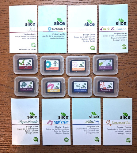 SLICE Making Memories LOT of 8 SD Design Cards With Booklets