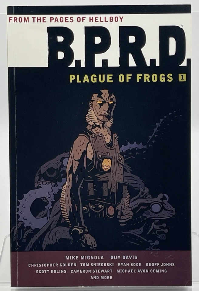 B.P.R.D. Quadrinhos Dark Horse Plague of Frogs Vol 1 2 3 4, por Mike Mignola TPB 2015 - Imagem 4 de 4