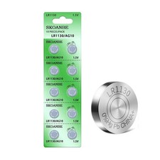 LR1130 AG10 Button Cell Batteries 10 Pack Long Lasting Power for Devices NEW