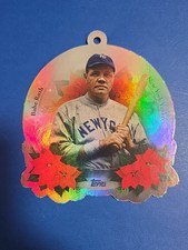  Babe Ruth 2025 Topps Holiday Holo Ornament Card #OO-13