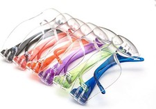 JustForKids EyePro ANSI Z87.1 EN166 Certified Kids goggles-Youth Size Clear Lens