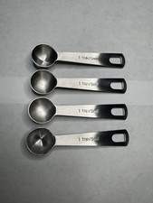 BERYLER Stainless Steel Measuring Spoons 4PCS 1tsp (1/3tbsp 5ml) Made In USA