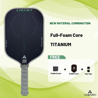 Pickleball Paddle Full-Foam Core Waves | Titanium Reinforced |Power & Precision