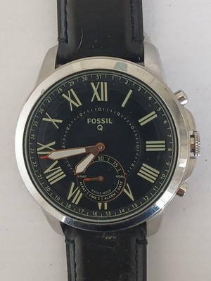 Herren Fossil Q Uhr Verkauf als Ersatzteile Reparaturen gebrauchter Zustand
