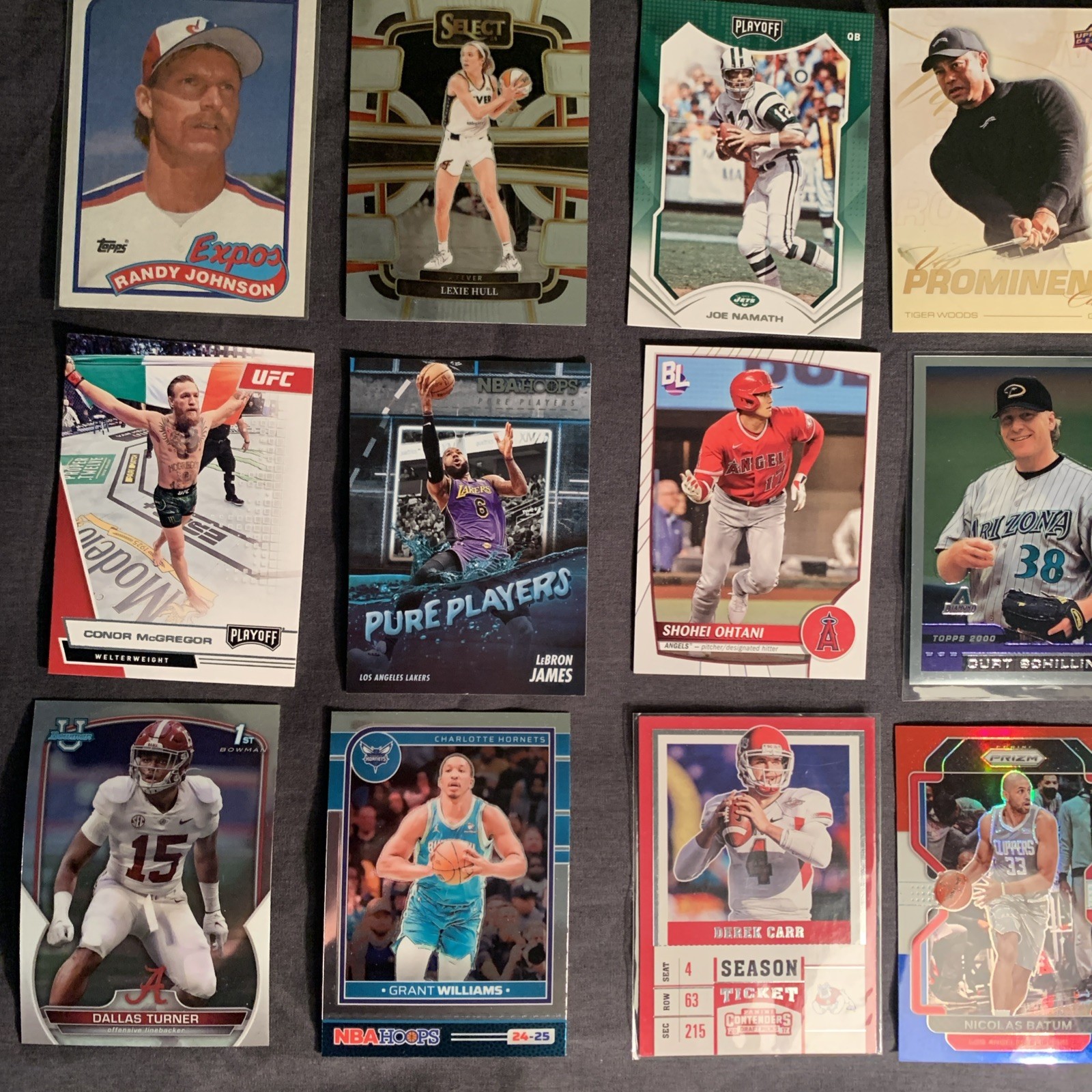 Sports Card Lot w/ PSA 10 Auto /# patch RC Griffey Ohtani Judge Woods & Namath view 7