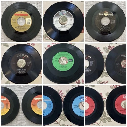 1970/80s Rock Pop Country 45RPM 7” Lot Of 33 Queen Mick Jagger Billy Ocean +++