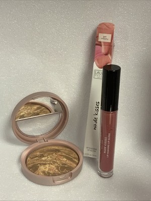 Laura Geller Balance N Brighten Powder Foundation Deep 9g & Get Cheeky Gloss