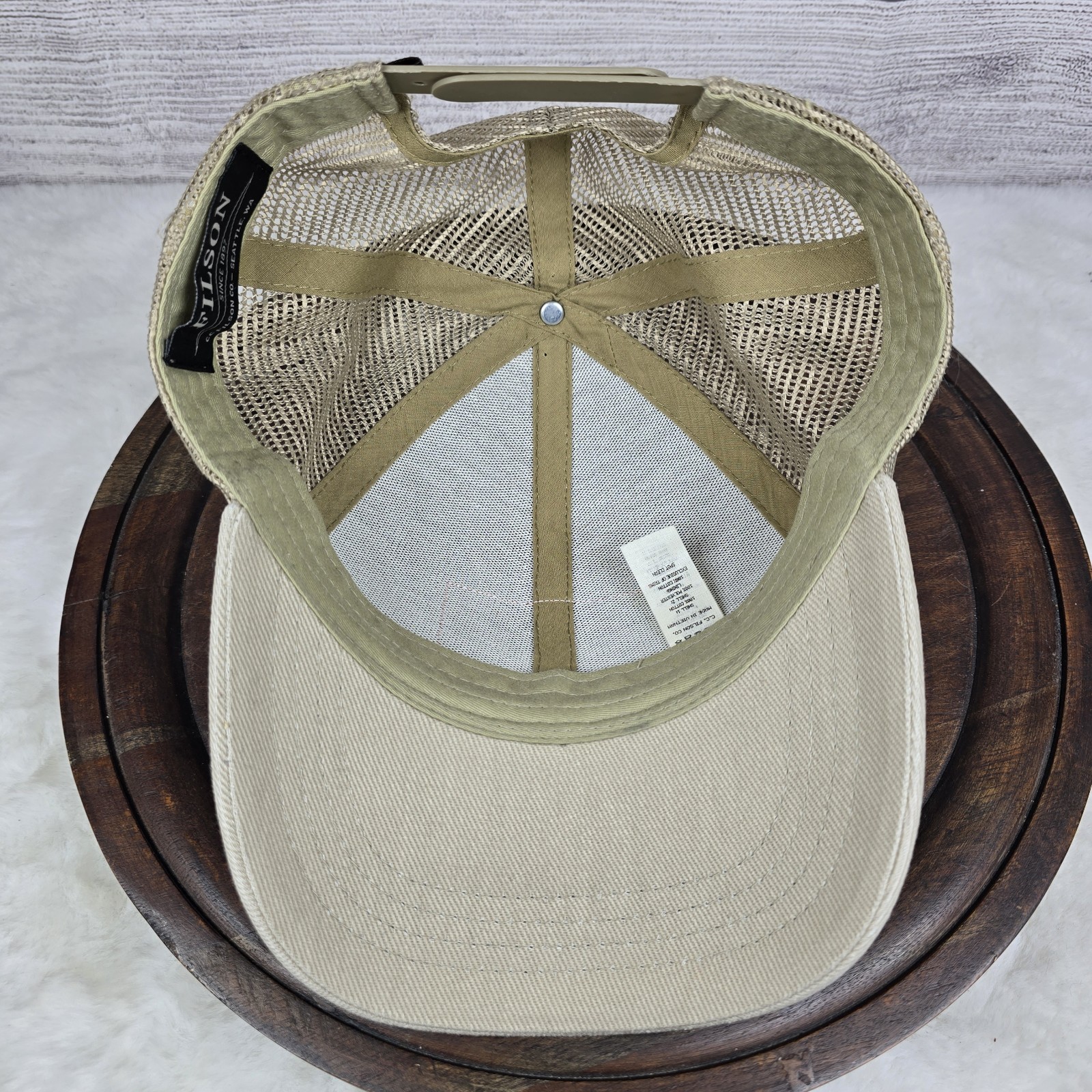 CC Filson Big Patch Brown Back Mesh Snapback Truc… - image 7