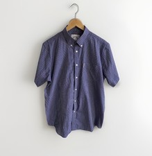 Brutus Shirt Mens Large Purple Check Gingham Mod Scooter Casuals 60s Retro