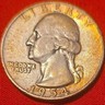 1954-D Washington Quarter 25C Silver .900 Business Strike Philadelphia KM#164 Philadelphia Washington