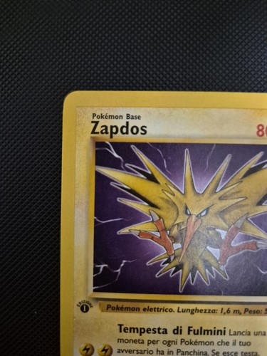 Pokemon Zapdos 30/62 Fossil 1st Edition Italian Card - Picture 5 of 12