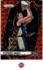 2024 Panini Prizm WNBA #47 Stephanie Soares Orange Velocity Prizms