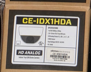 *New* Clinton CE-IDX1HDA Dome Camera AHD/TVI/CVI *Day-Night*