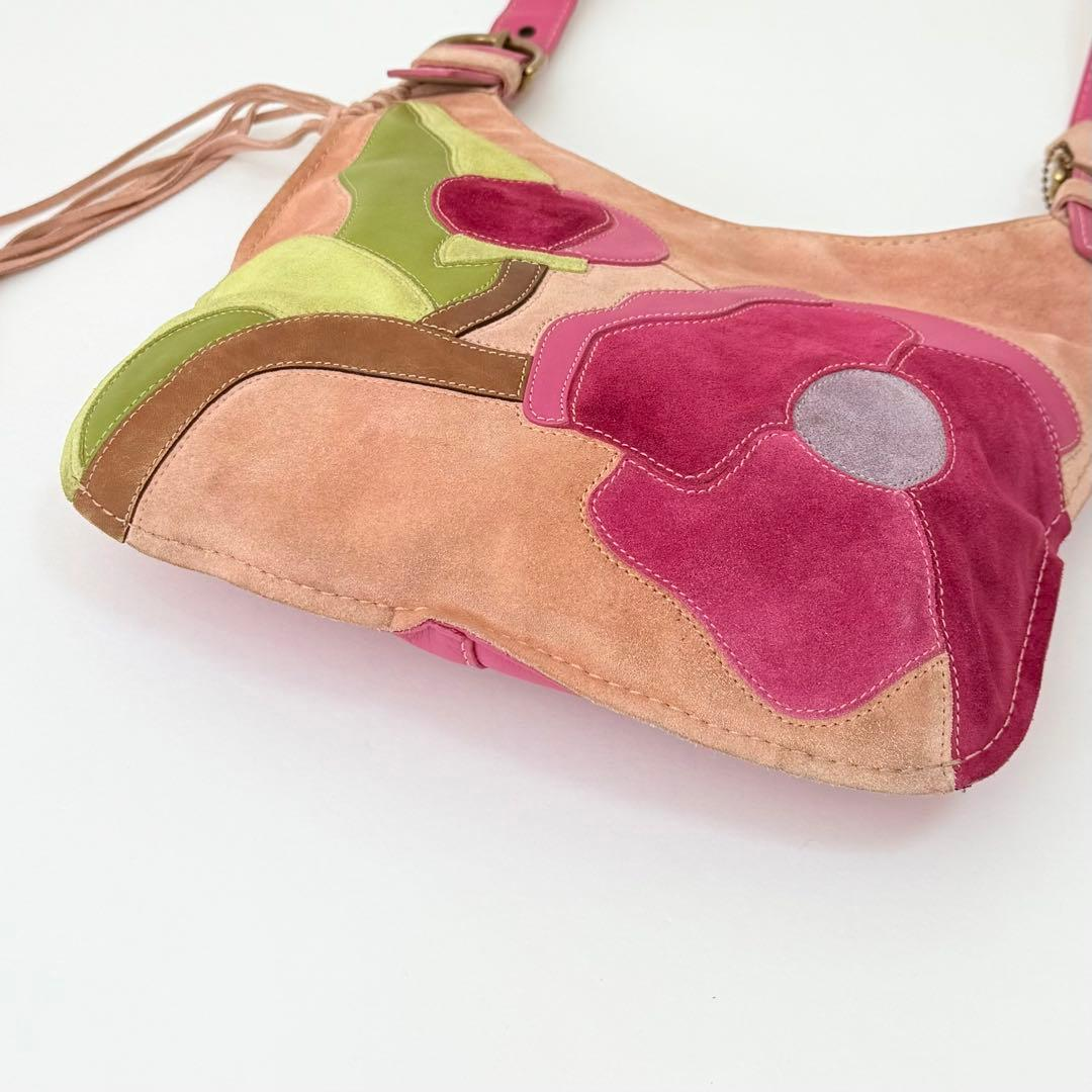 バッグ Coach Ltd Ed Poppy For Peace Hippie Hobo COACH Ltd Ed Poppy for Peace Hippie Hobo Shoulder Bag Fringe