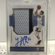 674 Yuta Watanabe Auto 2018-19 Panini National Treasures Patch Jersey
