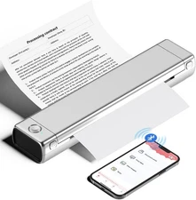 Phomemo M08F Wireless Thermal Printer 8.5"x11" Bluetooth for Travel & Office