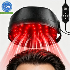 120 Diodes Hair Growth Regrowth Cap LED Red Light Therapy Cap Anti Hair Loss Hat