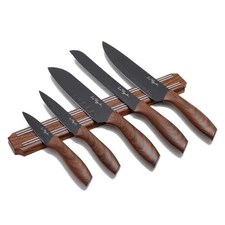 Le Regalo 5 Piece Knife Set with Magnetic Holder
