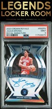 2023 Panini Crown Royale Royal Signatures #RSERV Julius Erving PSA 9