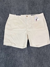 Nuevo con etiquetas Pantalones Cortos Vineyard Vines Para Hombres 7 Pulgadas Elastizados Beige Piedra 42 1H6027-274