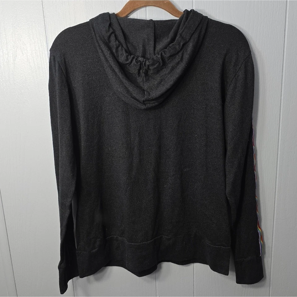 Joe Boxer Arco Iris Unicornio Parche Sudadera con Capucha Talla Grande Caprichoso Años 90 Niña Núcleo Foto 2 de 4