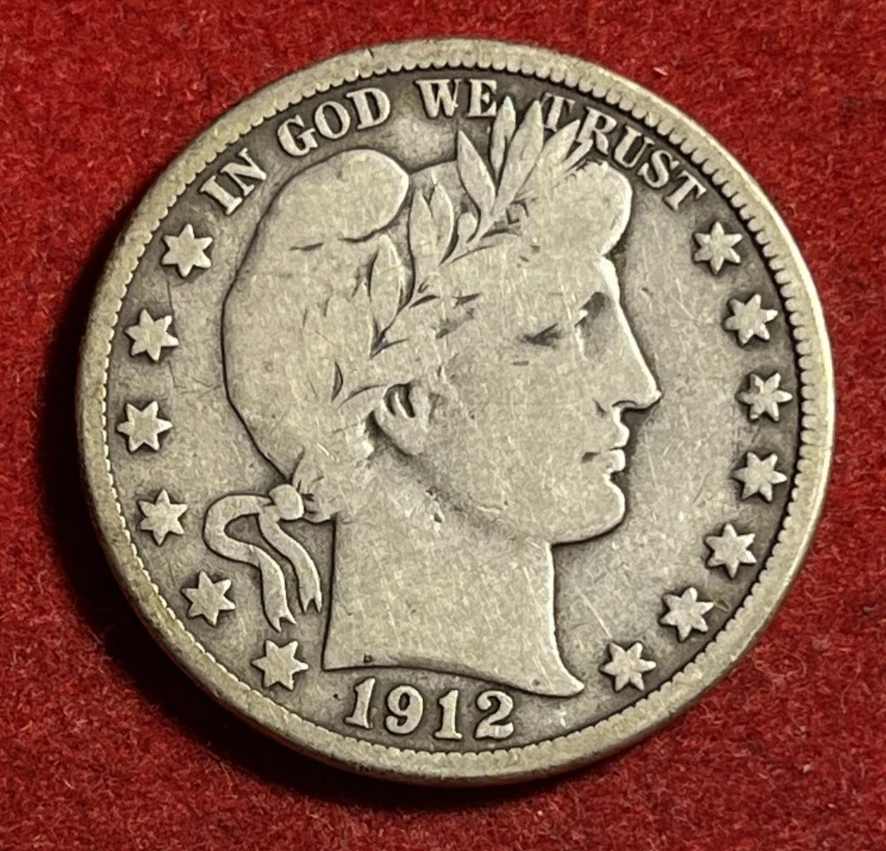 1912 Year Barber Half Dollars (1892-1915) for sale | eBay