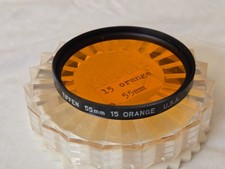 Tiffen 55mm 15 Or Orange Filter in User Condition
