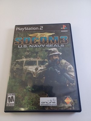 PS2 SOCOM 3 U.S. Navy Seals PlayStation 2  CIB Tested 