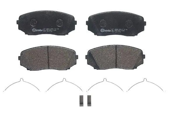 Für BREMBO KLOCKI SZCZEKI CYLINDERKI P 54 060 BRAKE PADS FRONT - Bild 2