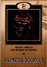 2001-02 Pacific Hockey Greats Raymond Bourque See Scan #1