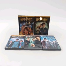 Harry Potter Movies DVDs Lot Of 5 Widescreen Edition