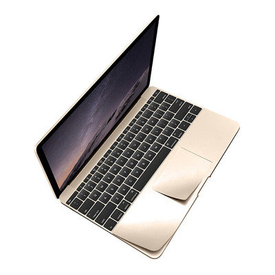KMP Schutzfolie kompatibel mit Apple 12 Zoll MacBook gold mit 3M-Technologie