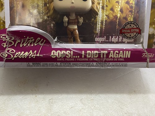 Album Funko Pop! Britney Spears Oops I Did It Again #26 - EDIZIONE SPECIALE Nuovo - Foto 6 di 6
