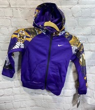 NWT NIKE Kobe Bryant Mamba Hoodie Kids sz 4 purple therma-fit