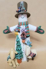 All Decked Out II Classic Snowman With Woodland Creatures