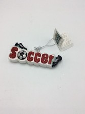 KURT ADLER NOBLE GEMS CHRISTMAS ORNAMENT SOCCER C11S