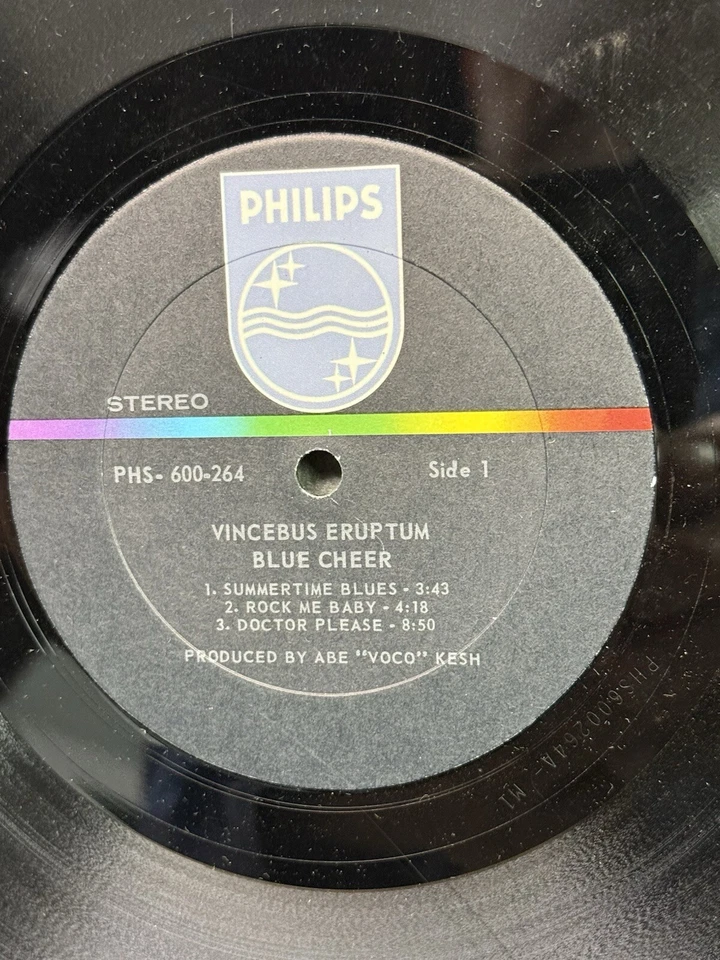 VINTAGE VINYL LP VINCEBUS ERUPTUM BLUE CHEER PHILLIPS LABEL PHS-600-264 STEREO - Image 3 of 4
