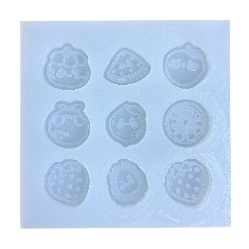 Resin Casting Shaker Fillers Quicksand Silicone Mold for Epoxy Fruit DIY