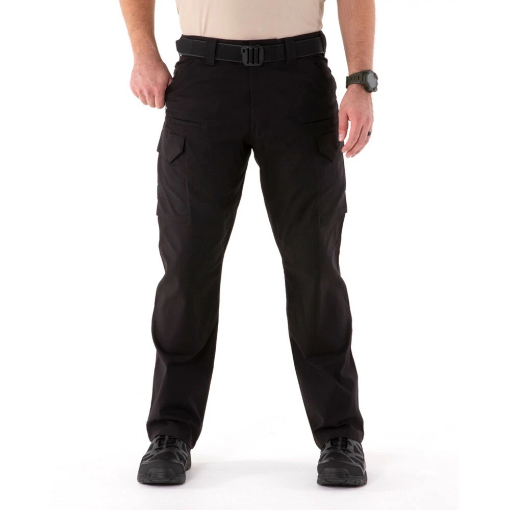 First Tactical Mens V2 Black Tactical Pants - Military Outdoors Trousers