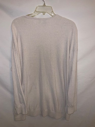 Barefoot Dreams V-Neck Pullover Cozy Chic Ultra Lite Almond L - Picture 2 of 7