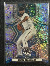 Sandy Alcantara 2022 Panini Mosaic White Sparkle