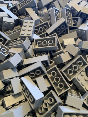 LEGO 2x4 Brick - 3001- Choose Color x50 Brand New Gray Dark Black White