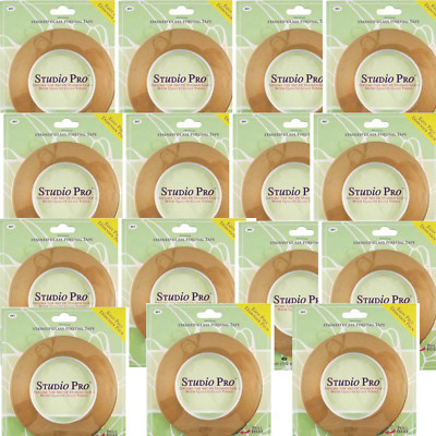 (15 Pack) Studio Pro 7/32'' Copper Foil Stained Glass Foiling Adhesive Roll 1 Mil