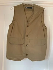 Concealed Carry Clothiers Khaki Tan Nylon Button Vest Tactical Gun Gear USA Sm