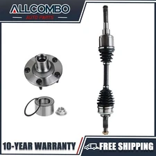 Auto Trans Front Left CV Axle Wheel Hub Bearing for Ford Escape Mazda Tribute