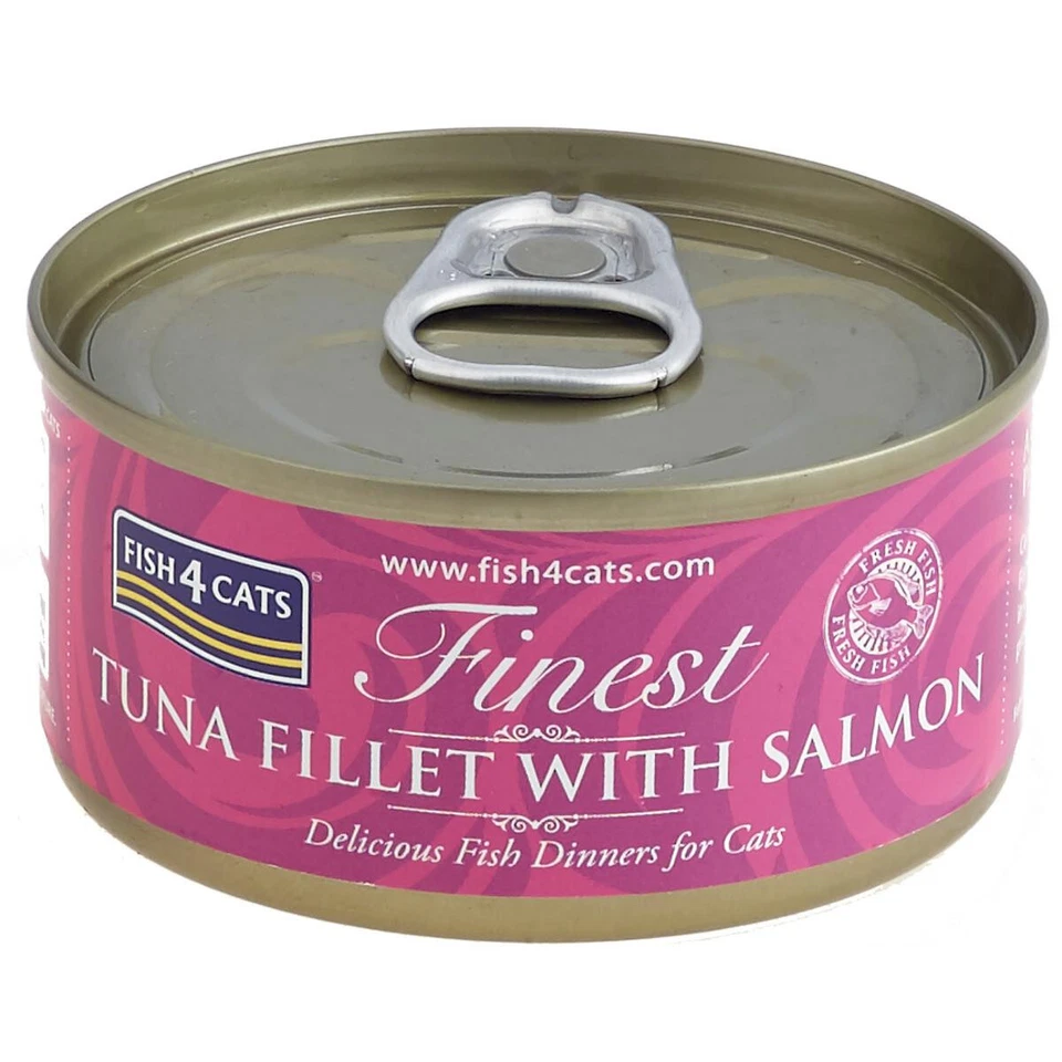 Fish4Cats Katzen-Nassfutter 70g Dosen - 15 leckere Geschmacksrichtungen - Makrele, Thunfisch & mehr