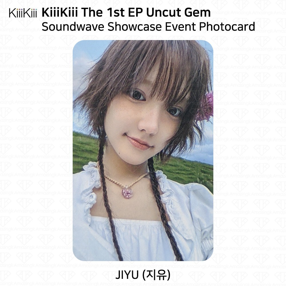 KiiiKiii The 1st EP Uncut Gem Soundwave Showcase Event Photocard