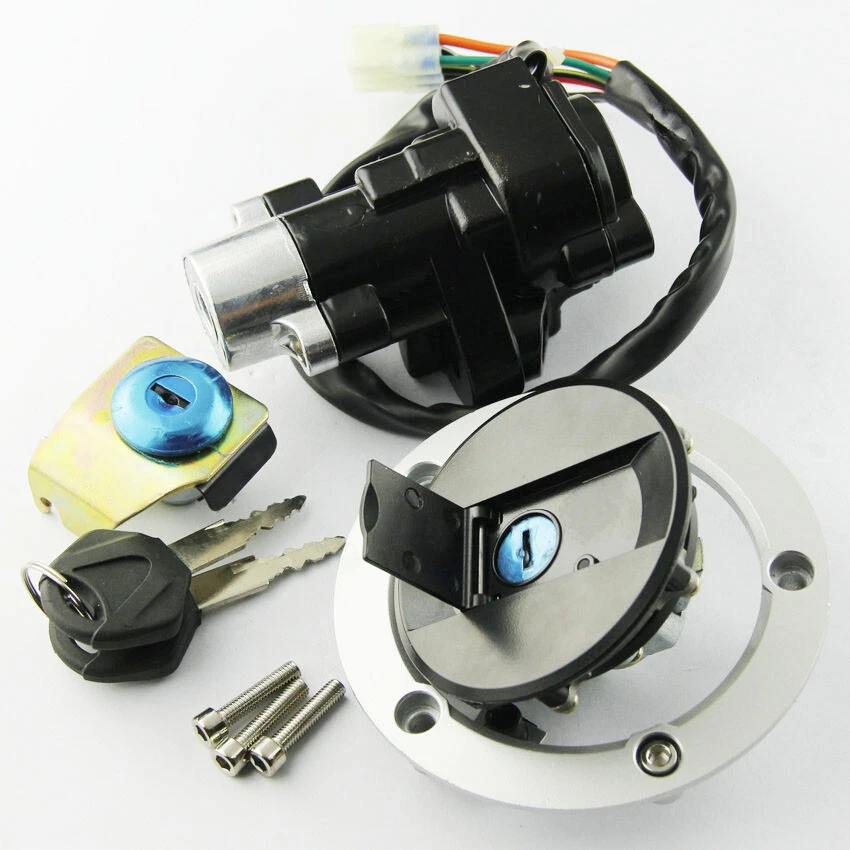 Juego de bloqueo de interruptor de llave de encendido para Suzuki GSXR750X 20 aniversario 05 37101-16840 Foto 4 de 4